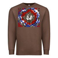 Chestnut patriotic tie dye Premium Sweatshirt - CowGirlArtShop