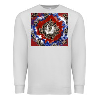 Dove Grey patriotic tie dye Premium Sweatshirt - CowGirlArtShop
