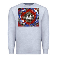 Heather Grey patriotic tie dye Premium Sweatshirt - CowGirlArtShop