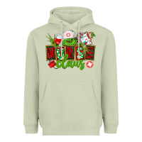 Matcha nurse claus christmas Heavyweight Hoodie - CowGirlArtShop