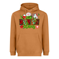 Meerkat nurse claus christmas Heavyweight Hoodie - CowGirlArtShop