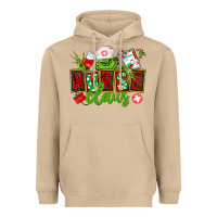 Mushroom nurse claus christmas Heavyweight Hoodie - CowGirlArtShop