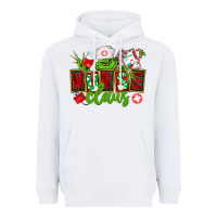 White nurse claus christmas Heavyweight Hoodie - CowGirlArtShop