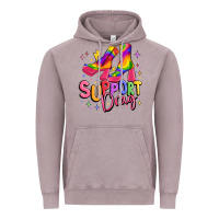 Vintage Zinc support drag pride Vintage Hoodie - MaliasSmallBusiness