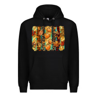 Black fall brushstroke Premium Hoodie - CowGirlArtShop