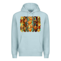 Blue Mist fall brushstroke Premium Hoodie - CowGirlArtShop