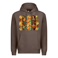 Coffee fall brushstroke Premium Hoodie - CowGirlArtShop