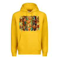 Lemon fall brushstroke Premium Hoodie - CowGirlArtShop