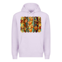 Lilac fall brushstroke Premium Hoodie - CowGirlArtShop