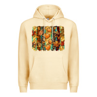 Pina Colada fall brushstroke Premium Hoodie - CowGirlArtShop