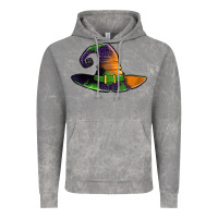 Cloud Rock Purple leopard witch hat Vintage Hoodie - Jasminsmagicworld