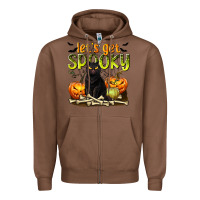 Chestnut Let's Get Spooky Zipper Hoodie - texasbilliewilder