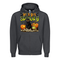Smoke Let's Get Spooky Zipper Hoodie - texasbilliewilder