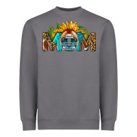 Storm Football Mom Sunflower Leopard Heavyweight Sweatshirt - BundleAndBundleShop