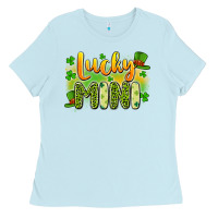 Baby Blue lucky mini Ladies Tee - Artiststas