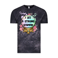 Cloud Black i see a strong woman Vintage Tee - MaliasSmallBusiness