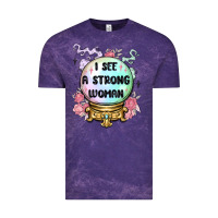 Cloud Purple i see a strong woman Vintage Tee - MaliasSmallBusiness