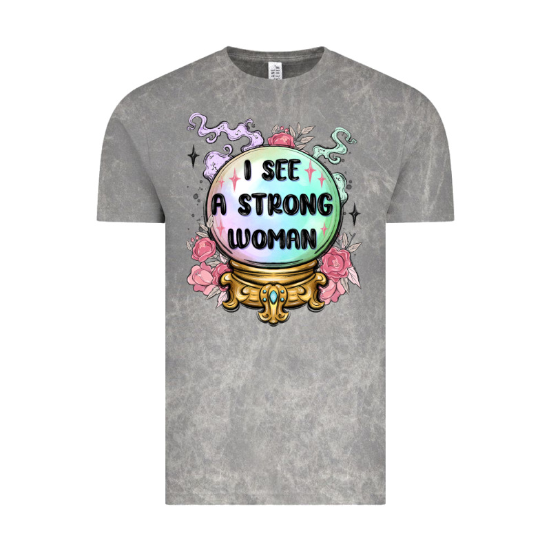 I See A Strong Woman Vintage Tee by MaliasSmallBusiness | Teevron