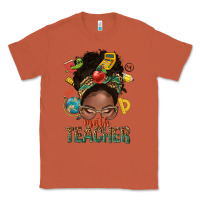 Copper math teacher life afro messy bun Classic Tee - NancyCooperArtShop
