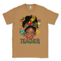 Toasted Coconut math teacher life afro messy bun Classic Tee - NancyCooperArtShop