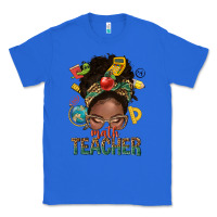 True Royal math teacher life afro messy bun Classic Tee - NancyCooperArtShop