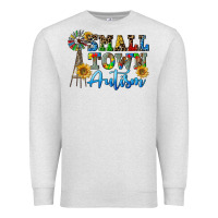 Oatmeal Heather small town autism Premium Sweatshirt - CowGirlArtShop