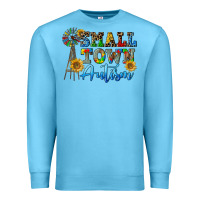Ocean Blue small town autism Premium Sweatshirt - CowGirlArtShop