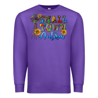 Purple small town autism Premium Sweatshirt - CowGirlArtShop