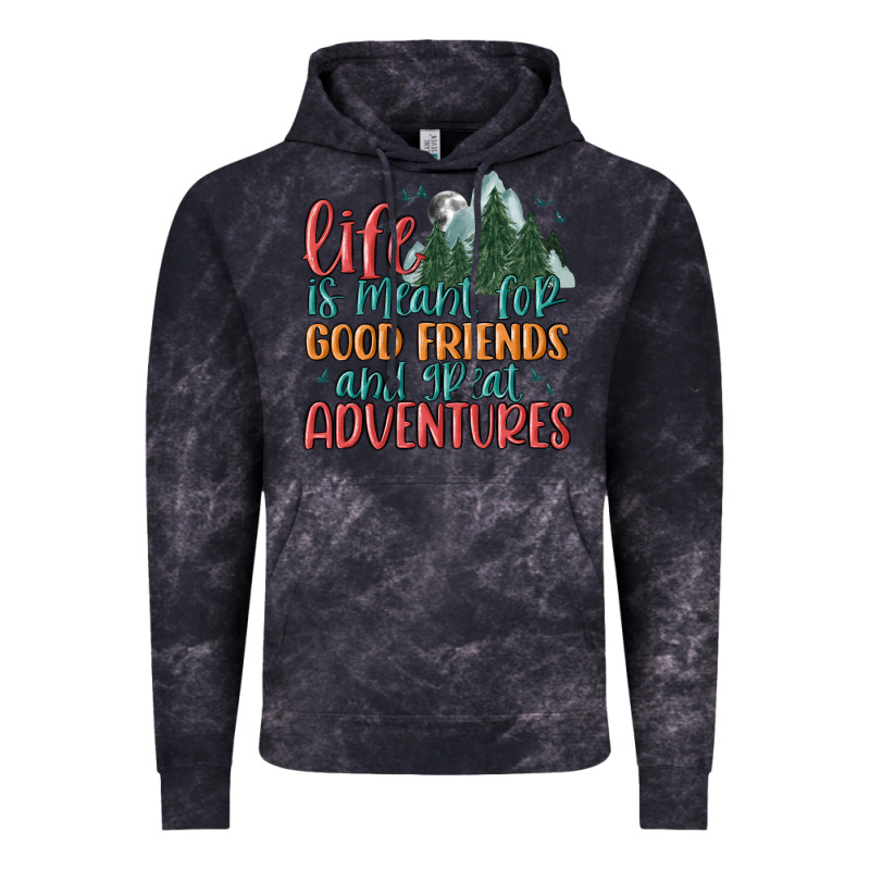 Life Is Meant For Good Friends And Great Adventure Vintage Hoodie by MaliasSmallBusiness | Teevron