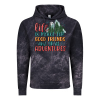 Cloud Black life is meant for good friends and great adventure Vintage Hoodie - MaliasSmallBusiness