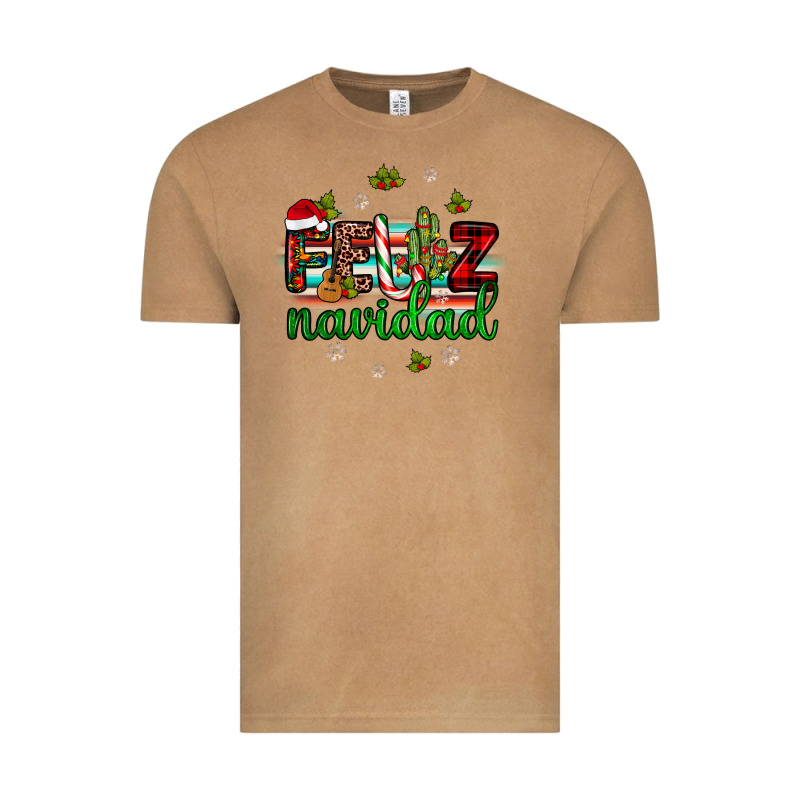 Feliz Navidad Vintage Tee by JahusDesignShop | Teevron