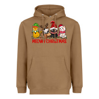 Toasted Coconut meowy christmas Heavyweight Hoodie - CowGirlArtShop