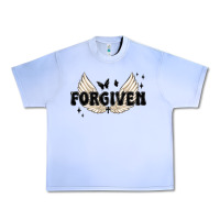 Grape Ice forgiven christian angel wings Urban Heavy Tee - MaliasSmallBusiness