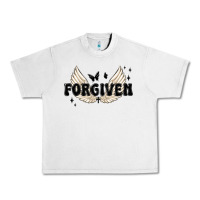 Lunar Rock forgiven christian angel wings Urban Heavy Tee - MaliasSmallBusiness