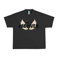 Pigment Black forgiven christian angel wings Urban Heavy Tee - MaliasSmallBusiness