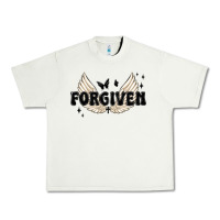 Pistachio forgiven christian angel wings Urban Heavy Tee - MaliasSmallBusiness