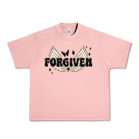 Salmon forgiven christian angel wings Urban Heavy Tee - MaliasSmallBusiness