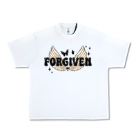 White forgiven christian angel wings Urban Heavy Tee - MaliasSmallBusiness