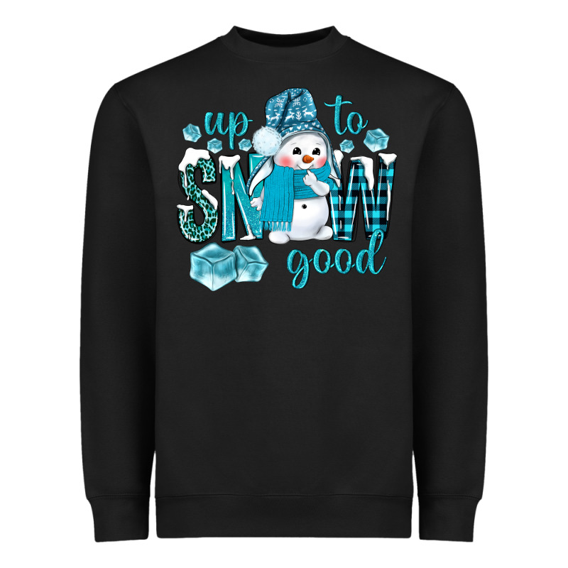 Up To Snow Good And Cute Snowman Heavyweight Sweatshirt by BundleAndBundleShop | Teevron