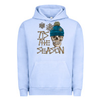 Pigment Grape Ice skull tis the season winter Urban Hoodie - FaDigitalArtStudio