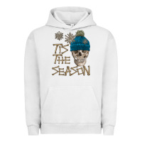 Pigment Lunar Rock skull tis the season winter Urban Hoodie - FaDigitalArtStudio