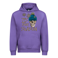 Tulip skull tis the season winter Urban Hoodie - FaDigitalArtStudio
