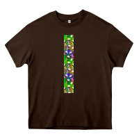 Chocolate Brown Halloween Key Fob Heavy Core Tee - BundleAndBundleShop