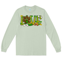 Matcha St. Patrick's Day love dog paw Long Sleeve Tee - BundleAndBundleShop