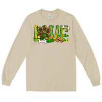 St. Patrick's Day Love Dog Paw Long Sleeve Tee | Teevron