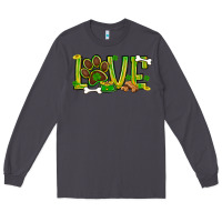 Smoke St. Patrick's Day love dog paw Long Sleeve Tee - BundleAndBundleShop