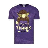 Cloud Purple tennis mom Vintage Tee - MaliasSmallBusiness