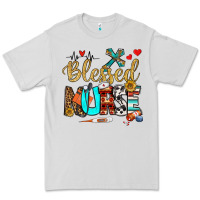 Dove Grey blessed nurse Premium Tee - BundleAndBundleShop