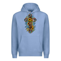 Colony Blue cross Premium Hoodie - JahusDesignShop