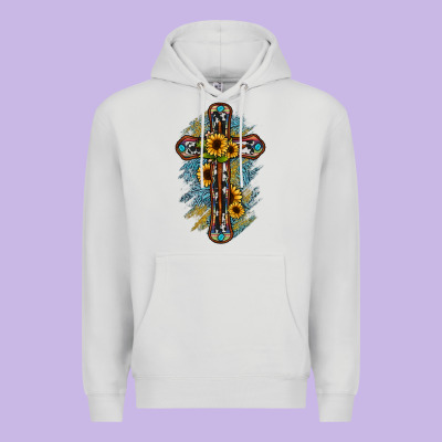 Cross Premium Hoodie Designed By Jahusdesignshop